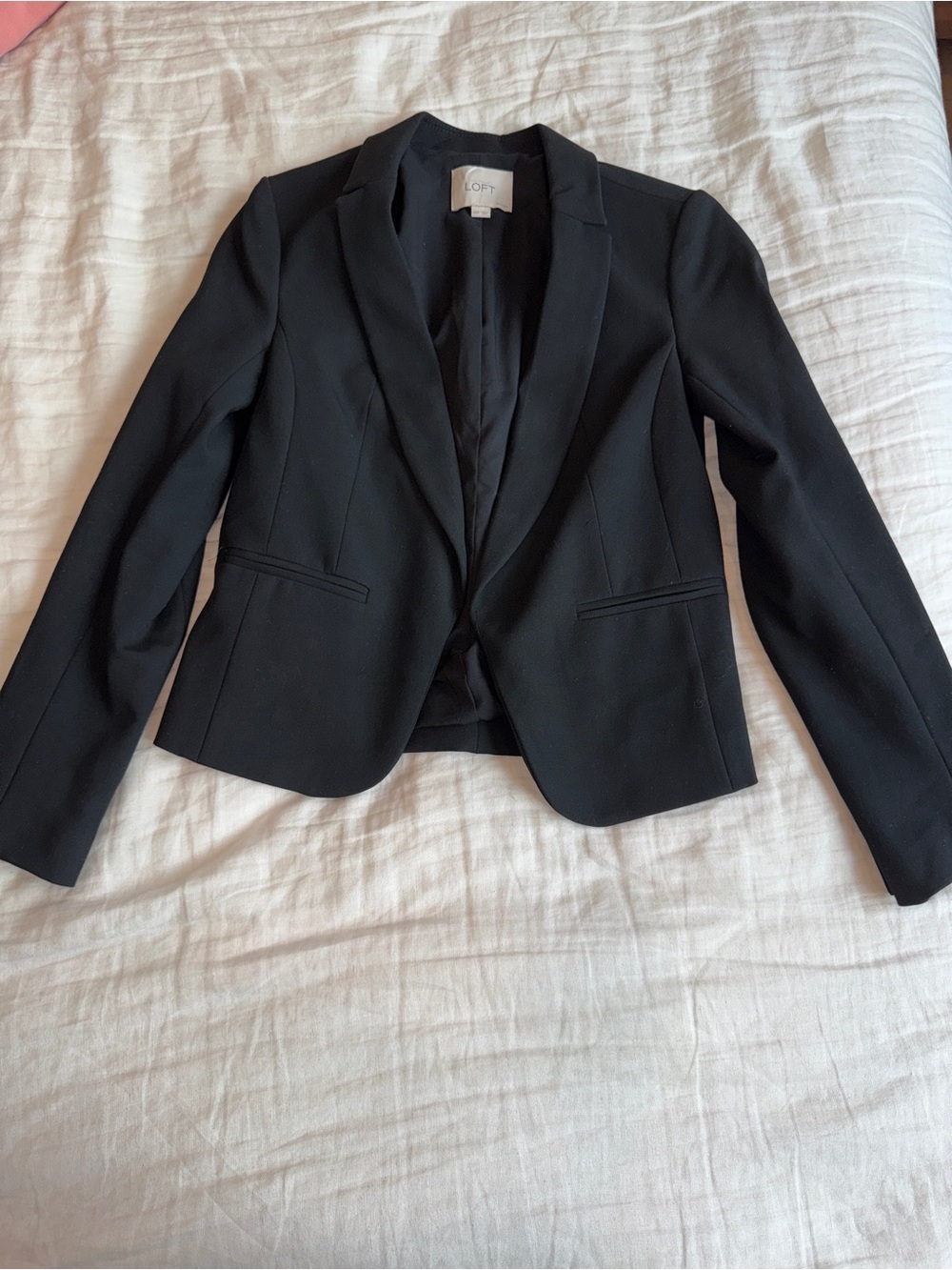 LOFT Women's Black Tailored Blazer 00P